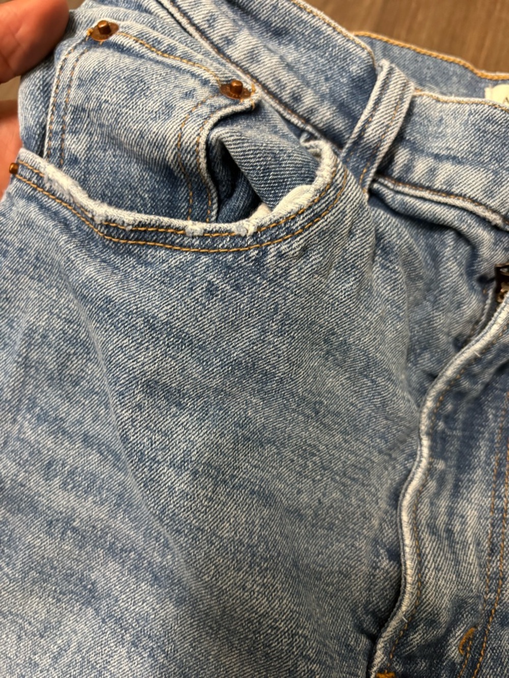Abercrombie & Fitch Ultra High Rise Ankle Straight Jeans Size 28 - Picture 4 of 7